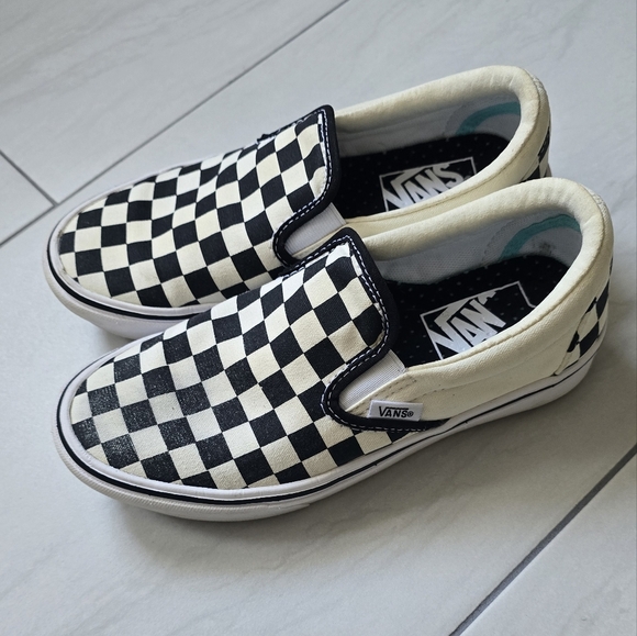 VANS Classic Slip-On Checkerboard women size 5.0 - Picture 7 of 16